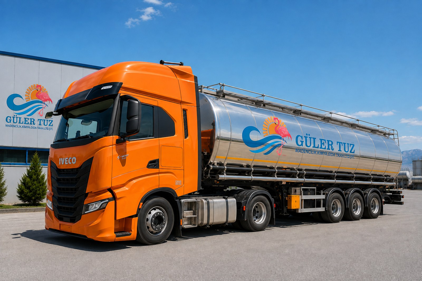 Güler Tuz 25–26°Bé liquid salt (saturated brine) tanker delivery